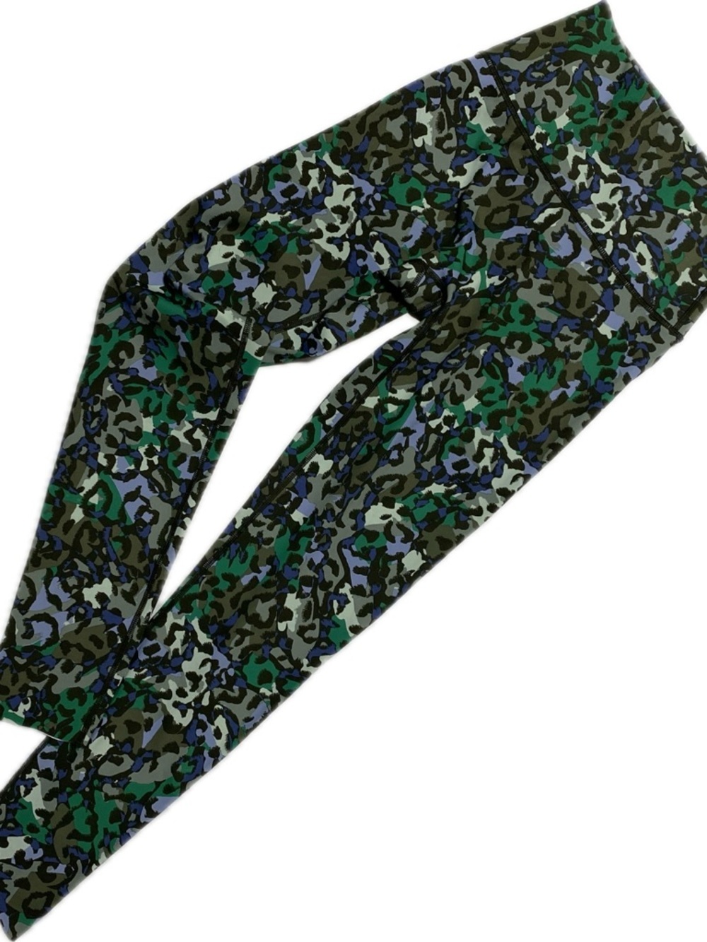 Offline by Aerie High-Rise Green & Blue Camo Print Leggings